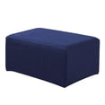 thumbnail image 4 of Funda antideslizante para taburete de Reposapiés Sunnimix Cubierta de puf otomano Azul, 4 of 7
