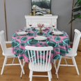 thumbnail image 2 of Football Pattern Round Tablecloth 60"x60",Wrinkle Wipeable Table Cloth for Kitchen Dining Room Picnic Patio Party, 2 of 6