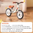 thumbnail image 5 of KFFKFF Toddler Balance Bike, 12" Featherweight Aluminum Compound Youth Cycle with Modifiable Saddle & Steering Bar, EVA Foam Wheels, Pedal-Free Youth Equilibrium Two-Wheeler Present, 5 of 9