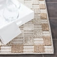 thumbnail image 5 of SAFAVIEH Global Daley Bordered Indoor/Outdoor Area Rug, Beige/Light Beige, 5'3" x 7'6", 5 of 12