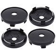 thumbnail image 2 of Autut 4 Pcs 60Mm Automotive Wheel Center Hub Cap Plastic Snap In Type Wheel Hub Cover, 2 of 4
