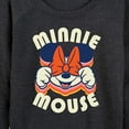 thumbnail image 3 of Mickey & Friends - Minnie Mouse Repeat - Women's Lightweight French Terry Long Sleeve Shirt, 3 of 5