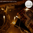 thumbnail image 4 of Cadena de luces LED con caja de batería para exteriores, resistente al agua, con ocho funciones, control remoto, cadena de luces de colores, decoración navideña para bodas y centros, 4 of 5