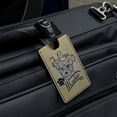thumbnail image 4 of I Love My Morkie Morkshire Terrier Rectangle Leather Luggage Card Suitcase Carry-On ID Tag, 4 of 7