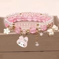 thumbnail image 3 of GQ Sanrio Bracelet Hello Kitty Crystal Bracelet Kuromi Cinnamoroll Bracelets Sweet Jewelry For Girl Couple Friend Gift, 3 of 7