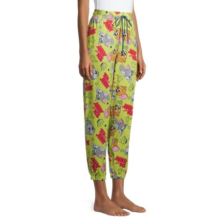 Tom & Jerry - Womens and Women's Jogger Pant - Tom Vs. Jerry - Walmart ...
