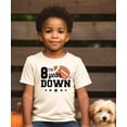thumbnail image 3 of 8th Year Down Football Shirt for 8 Year Old Sports Theme Eighth Birthday Party Tee Natural Shirt Youth Medium, 3 of 6