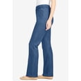 thumbnail image 3 of Woman Within Plus Size Fineline Stretch Denim Pull-On Bootcut Jeans, 3 of 6
