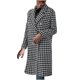 thumbnail image 4 of ICHUANYI Clearance Womens And Winter Lapel Woolen Cloth Coat Trench Jacket Long Overcoat Outwear(Black, XXL) ICHUANYI WER2023081112433, 4 of 8