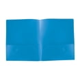 thumbnail image 2 of 2-Pocket Poly Folder,1Pcs Plastic Folders with Pockets,Heavy-Duty File Folders with Business Card Slot,Colored Plastic Folders with Pockets,Poly Two-Pocket Folder for Office, Home,(Blue), 2 of 8