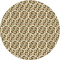 thumbnail image 1 of Ahgly Company Indoor Round Patterned Hazel Green Area Rugs, 7' Round, 1 of 6
