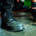thumbnail image 7 of Blundstone Steel Toe Lace Up Side Zip, Water Resistant, Black, US size 12, 7 of 7