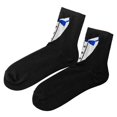 thumbnail image 3 of Coofit 2 Pairs Cotton Socks Diamond Suit Pattern Novelty Socks Tube Socks for Couples, 3 of 7