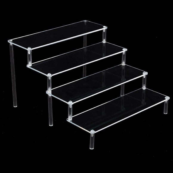 tredstone Clear Acrylic Display Riser Stand Perfume Cosmetics Holder for Decoration 39.5x34.5x20cm