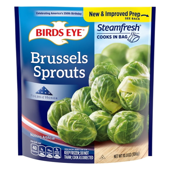 Birds Eye Steamfresh Brussels Sprouts, Frozen Vegetables, 10.8 oz. Bag
