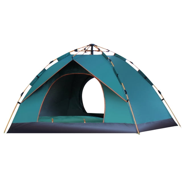 Graflsoa Tente de Camping Escamotable Compacte Vert Foncé pour 2, Résistante à l'Eau et Protégée contre les UV, Légère pour la Randonnée et les Aventures en Plein Air