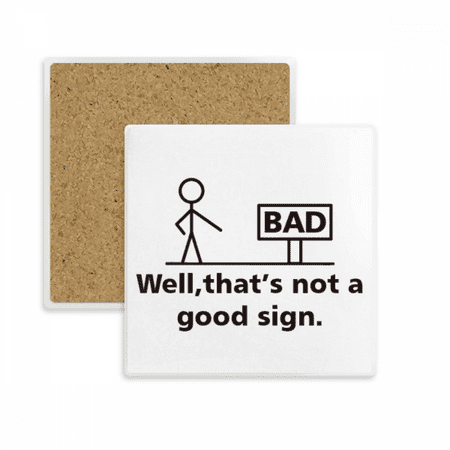 

Sign Road Human Indication Coaster Cup Mat Mug Subplate Holder Insulation Stone