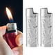 thumbnail image 5 of Cubierta De Encendedor De aleación De Zinc Retro, 2 Piezas De Propiedad De Cubierta De Caja De Protección Floral De Patrón Floral Para Encendedores De Tamaño Estándar De J3,, 5 of 7