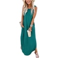 thumbnail image 1 of ANRABESS Mujer Casual Suelto Sundress Vestido Largo Sin Mangas Split Maxi Vestidos Verano Playa Vestido con Bolsillos Zhivalor FSHY017-8, 1 of 5