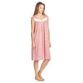 thumbnail image 4 of Casual Nights Women's Fancy Lace Trim Sleeveless Nightgown, 4 of 5