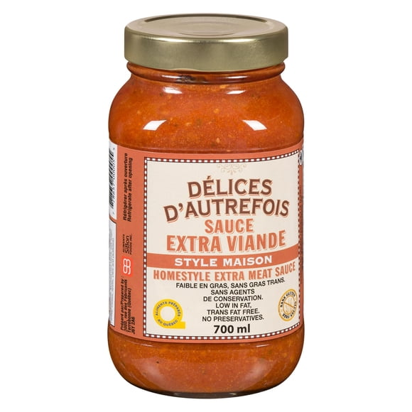 Délices d'Autrefois Sauce Extra Viande Style Maison
