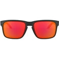 thumbnail image 4 of Oakley Men's OO9102 Holbrook Square Sunglasses, Matte Black/Prizm Ruby, 57 mm, 4 of 4