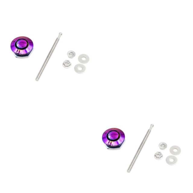 Transemion Modification de Voiture Léger et Élégant Verrou de Capot Plusieurs Options Disponibles Multicolore DP17-25 2ensemble