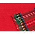 thumbnail image 3 of JOOCAR Christmas placemats, red and green buffalo plaid simple classic Christmas placemats, suitable for home dining table holiday decoration rectangular placemats set of 6, 3 of 5