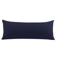 thumbnail image 1 of Cuerpo Almohada Funda con Cremallera Cierre, 1800 Series Cepillado Microfibra Cuerpo Almohada Funda, Suave Larga Almohada Fundas Azul marino Cuerpo (51cmx122cm), 1 of 6