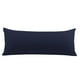 thumbnail image 1 of Cuerpo Almohada Funda con Cremallera Cierre, 1800 Series Cepillado Microfibra Cuerpo Almohada Funda, Suave Larga Almohada Fundas Azul marino Cuerpo (51cmx122cm), 1 of 6