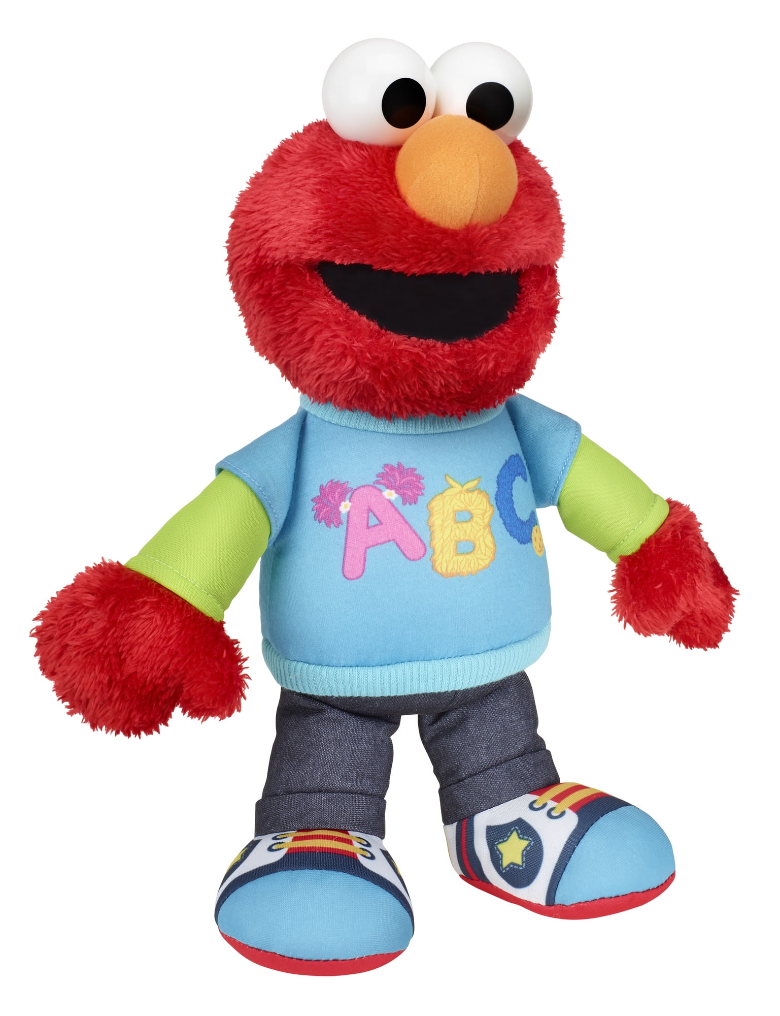 sesame street talking abc elmo figure