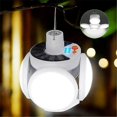 thumbnail image 2 of ER Luz de fútbol plegable led solar Defo con gancho para colgar brillar Electrónica, 2 of 4