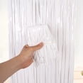 thumbnail image 6 of Tineasur White Tassel Table Skirt, Decorative Tablecloth Skirt for Party, Wedding, Event, 1 Piece, 6 of 8