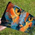 thumbnail image 5 of 1 Pcs 2D Flat License Plate Covers & Frames, A Cats Face For Decorative Front, Waterproof For Decoration Aluminum License Plate Covers & Frames Cover For Men Women, 12" X 6", 5 of 6