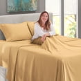 thumbnail image 6 of Nestl Split King Size Extra Deep Pocket 5 Piece Bed Sheets Set, 1800 Series Hotel Luxury Soft Microfiber, 6 of 7