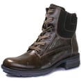 thumbnail image 6 of Josef Seibel Sandra 64 Women's Lace Up Leather Side Zip Boots In Olive Size 8.5, 6 of 6