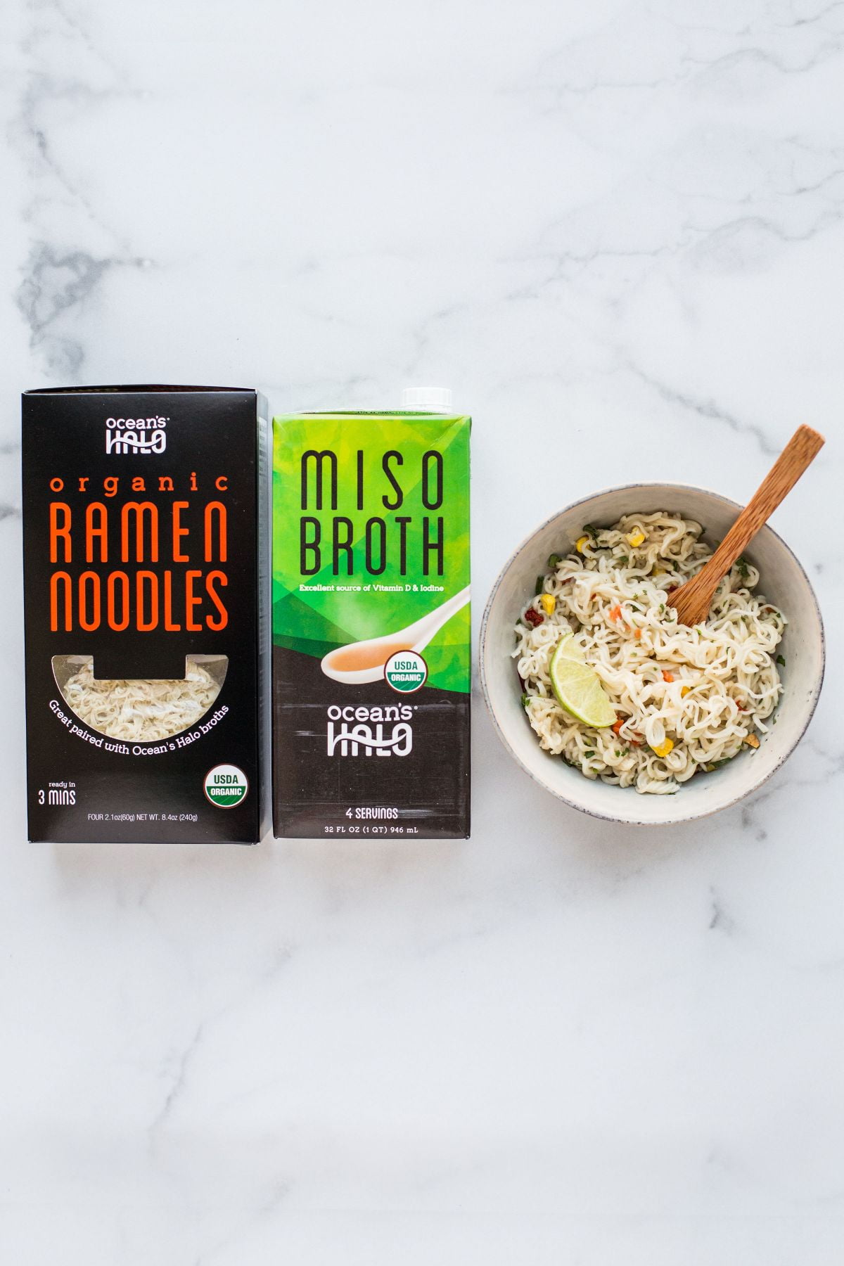(2 pack) Ocean's Halo Organic Miso Broth, Vegan, 32 Fl Oz