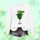 thumbnail image 2 of Camiseta de Cuello Redondo de la Blusa de la Impresión Suelta Casual para el Uso de Vacaciones, Camisetas de Navidad de Manga Larga de la Mujer con Detalles Festivos, 2 of 5