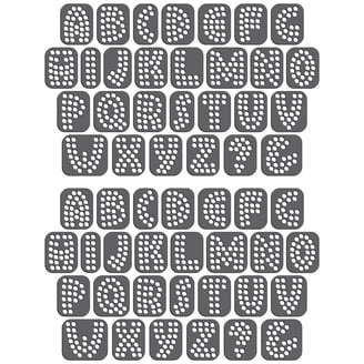 Rhinestone Genie Gymnast 001 Magnetic Rhinestone Template | 3mm Stones, Black, For DIY Bling On Apparel & Crafts