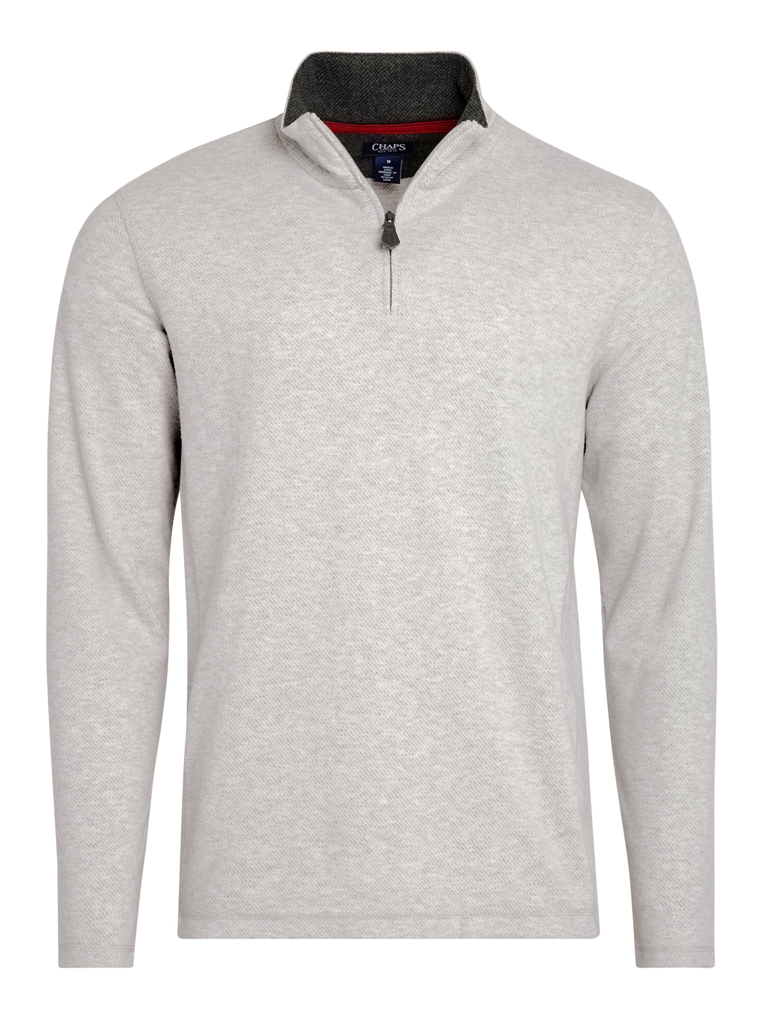 Chaps Men's & Big Men's Woodland Quarter Zip Sweater, Sizes S-2XL