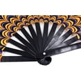 thumbnail image 6 of Amajiji Large Folding Hand Rave Fan Popping Fan for Line Dancing Clacking Fans for Boots On The Ground Dance,Party,Decoration,Festival (DJ Lighting), 6 of 10