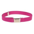 thumbnail image 2 of Ceinture pour Tout-Petits Élastique Ajustable Extensible Ceintures Unisexes Boucle Carrée Argentée, 2 of 2