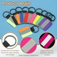 thumbnail image 3 of Uxcell 8Pcs Reflective Keychain High Visibility Tags Lanyards Pendants Zipper Pulls Waterproof for Backpack Running Cycling Pink, 3 of 6