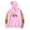 Pink, variant on Yaelokre Merch "Harpy Hare" Unisex Cotton-Blend Long Sleeve Pullover Hoodie