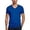 Blue, variant on Fashion Casual Solid French Crew Neck Short Sleeve Tee Shirt Top Mens Extra Large Shirts