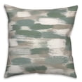thumbnail image 2 of Creative Products Green Brushstroke Pattern 18x18 Indoor / Outdoor Pillow, 2 of 9