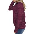 thumbnail image 2 of AOOCHASLIY Clearance Hoodies for Women Zipper Stand Collar Long Sleeve Casual Sweatshirt with Pockets Top, 2 of 8