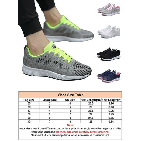 LUXUR Women Mesh Running Sneakers Casual Shoes Athletic Sport Walking Trainers Lace Up