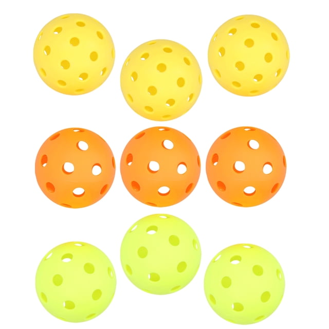 Pelotas de Pickleball PE, 40/26 hoyos, pelotas de Pickleball para práctica en interiores, pelotas de Pickleball con hoyos, verdadera excelencia