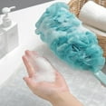 thumbnail image 5 of 3Pack Back Scrubber for Shower，Loofah Sponge Shower Brush Using Body Exfoliating with Long Handle, Loofah on a Stick for Women Men Body Cleaning, 5 of 7